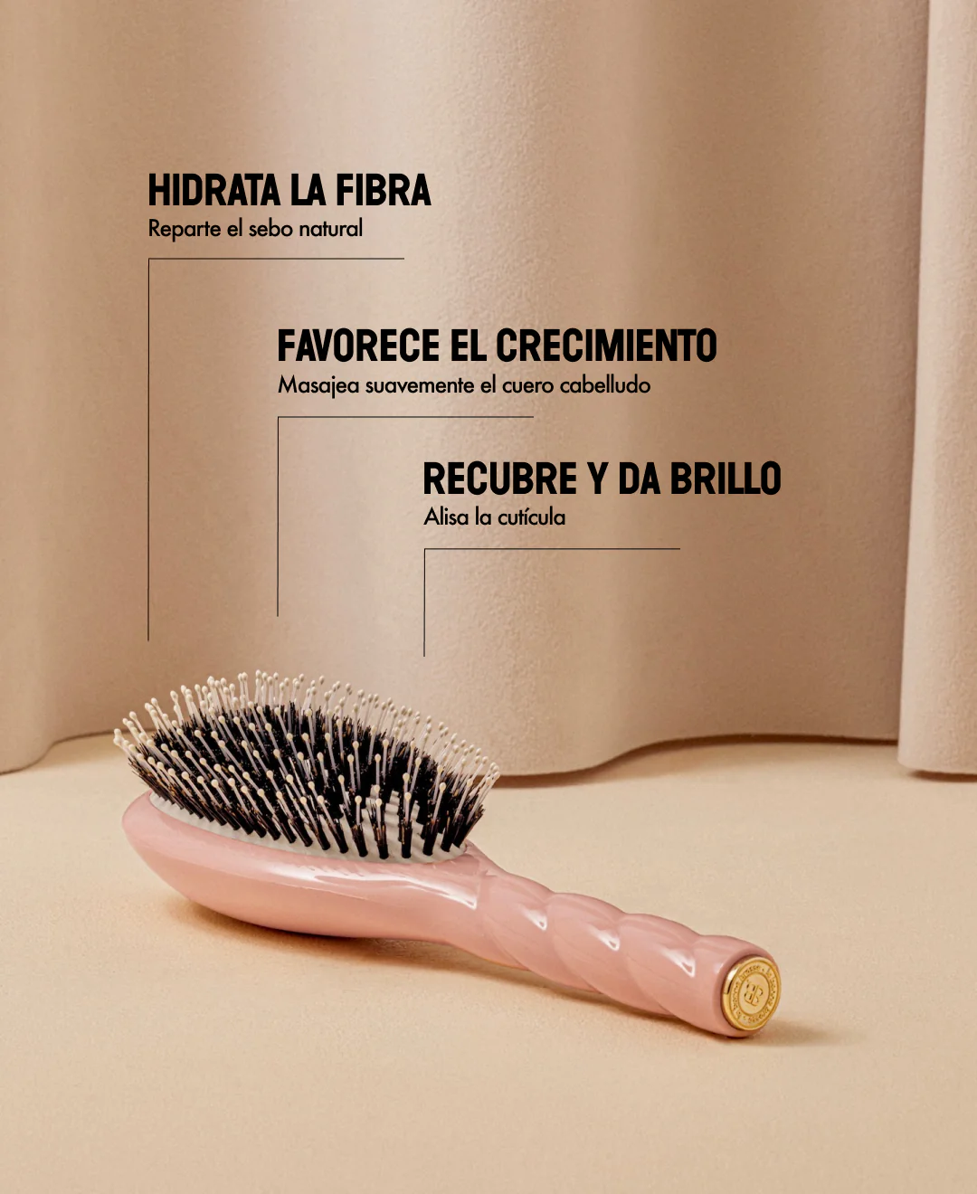 N.03 La Brosse Cuir Chevelu Sensible l'Indispensable Douceur Rose Poudré - Image 13
