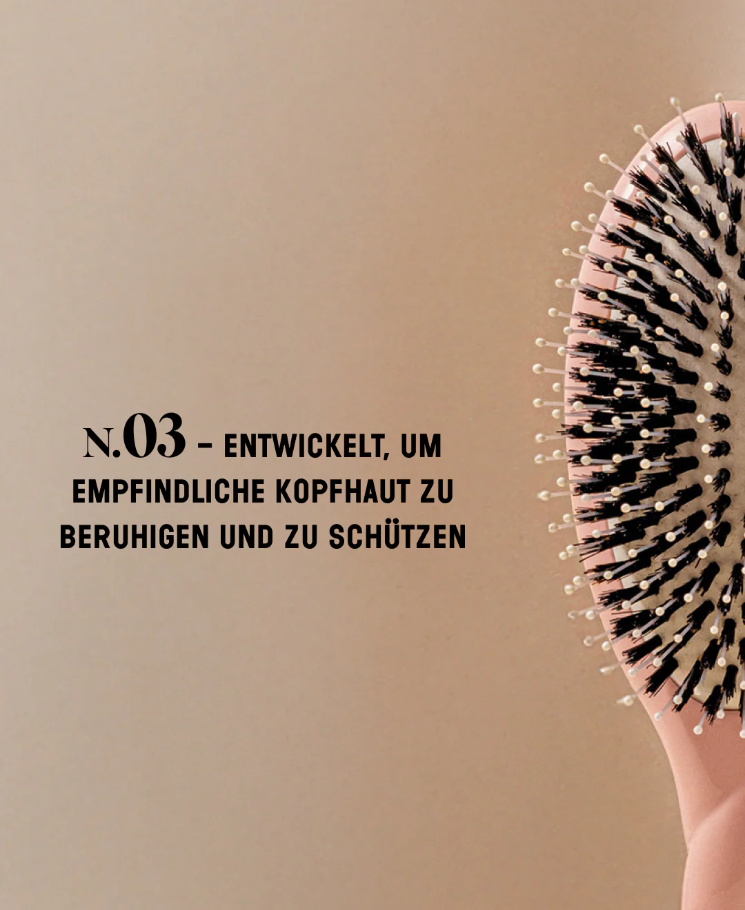 N.03 La Brosse Cuir Chevelu Sensible l'Indispensable Douceur Rose Poudré - Image 6