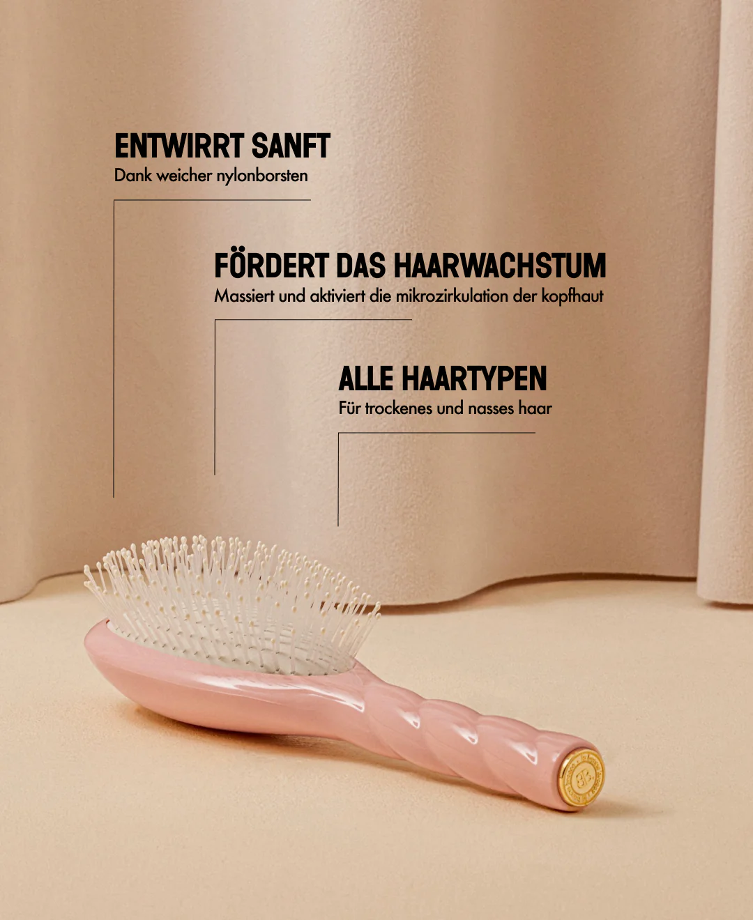 N.04 La Brosse Démêlante & Massante La Miracle Rose Poudré - Image 11