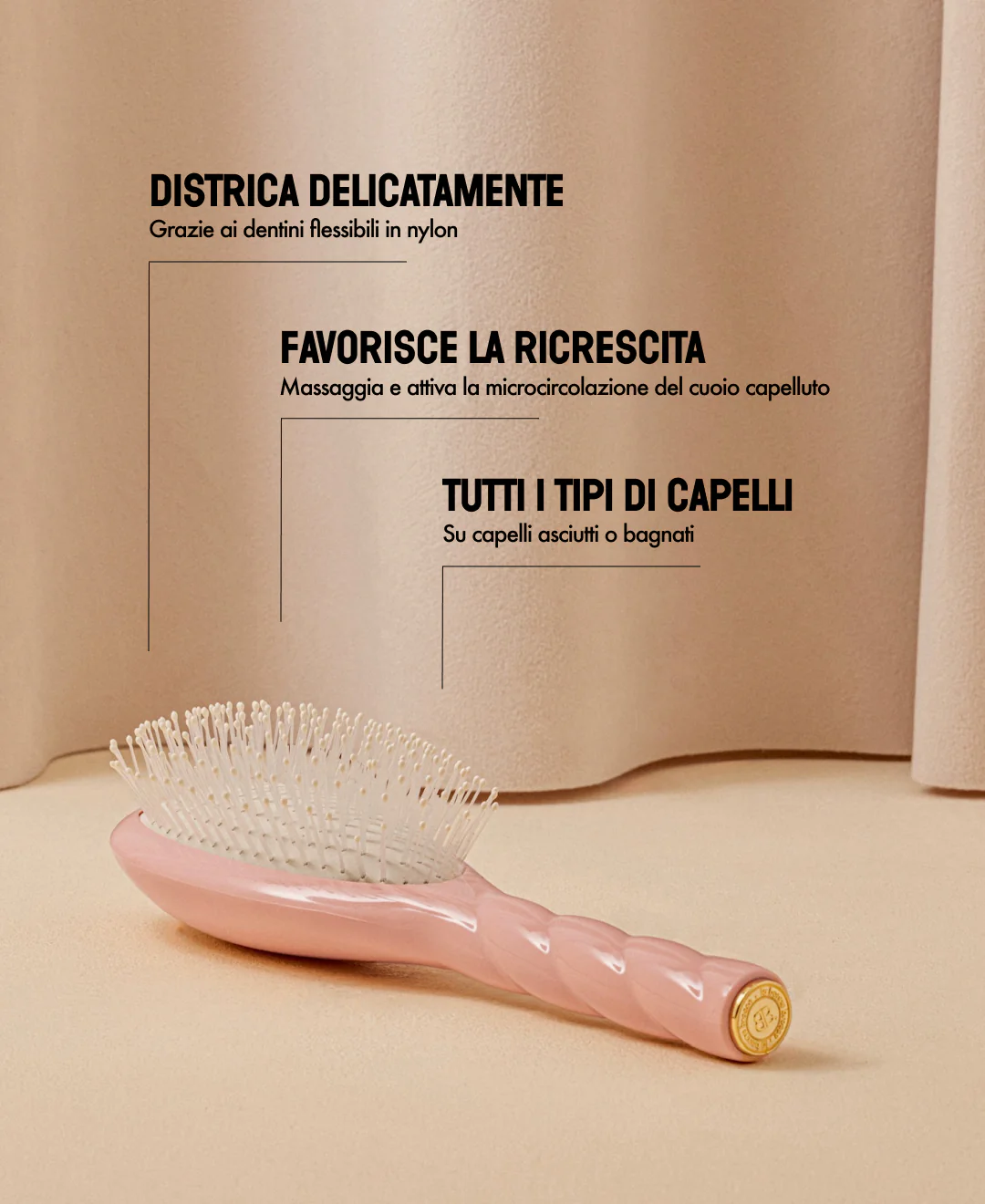 N.04 La Brosse Démêlante & Massante La Miracle Rose Poudré - Image 15