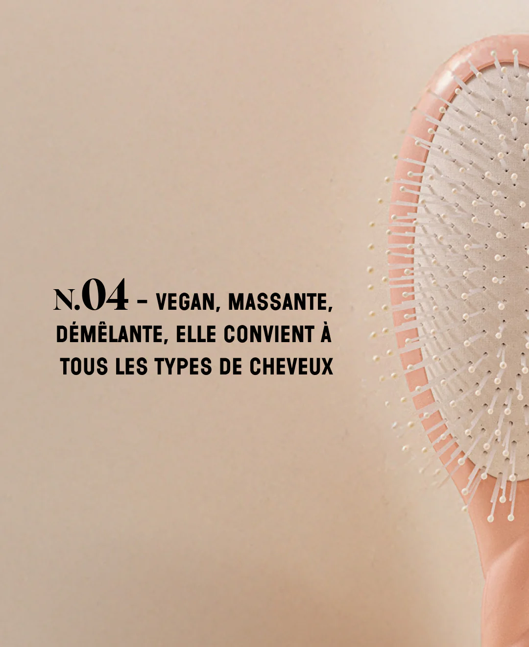 N.04 La Brosse Démêlante & Massante La Miracle Rose Poudré - Image 9