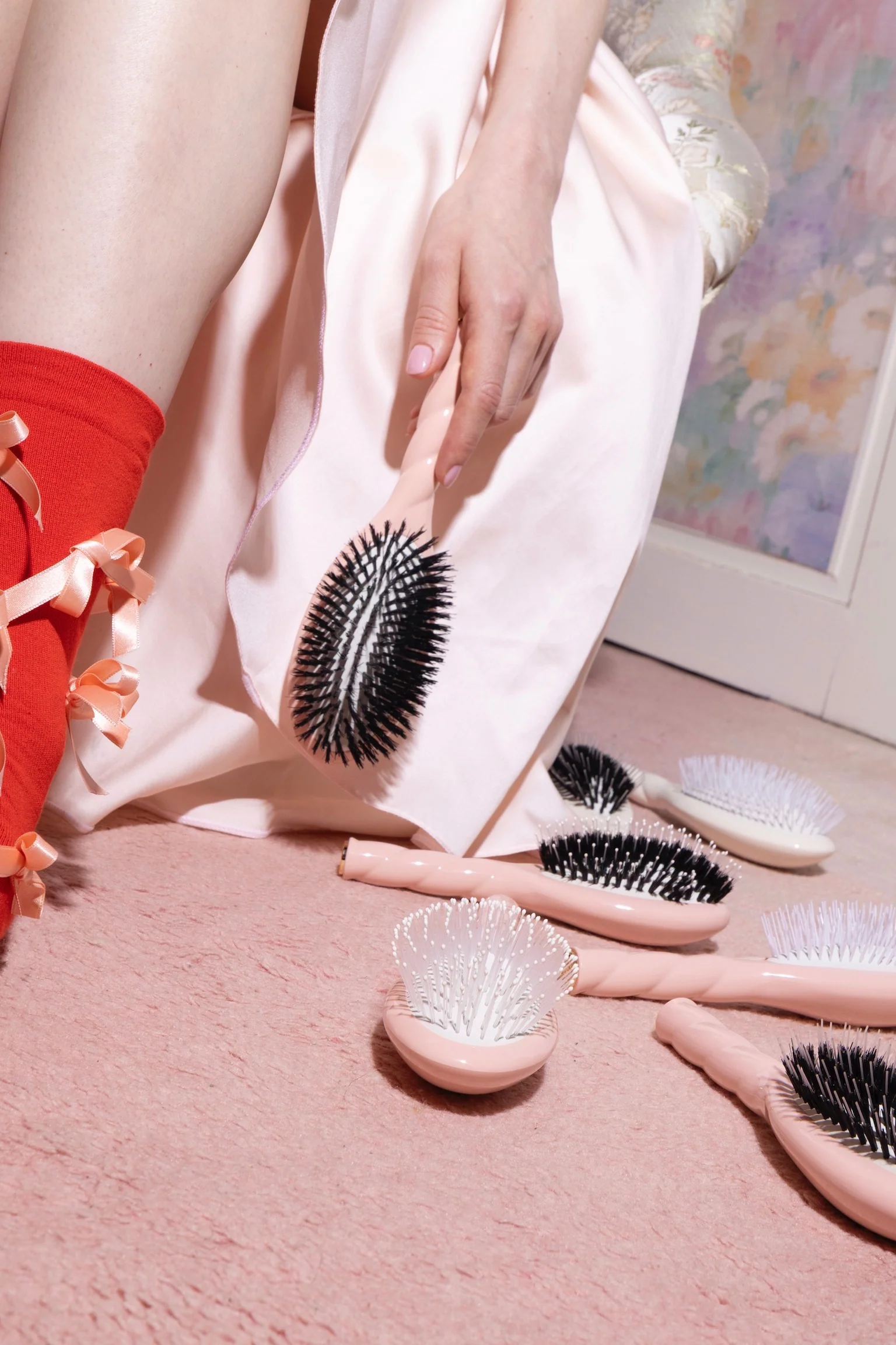 N.07 La Petite Brosse Démêlante & Stimulante L'Intense Rose Poudré - Image 2