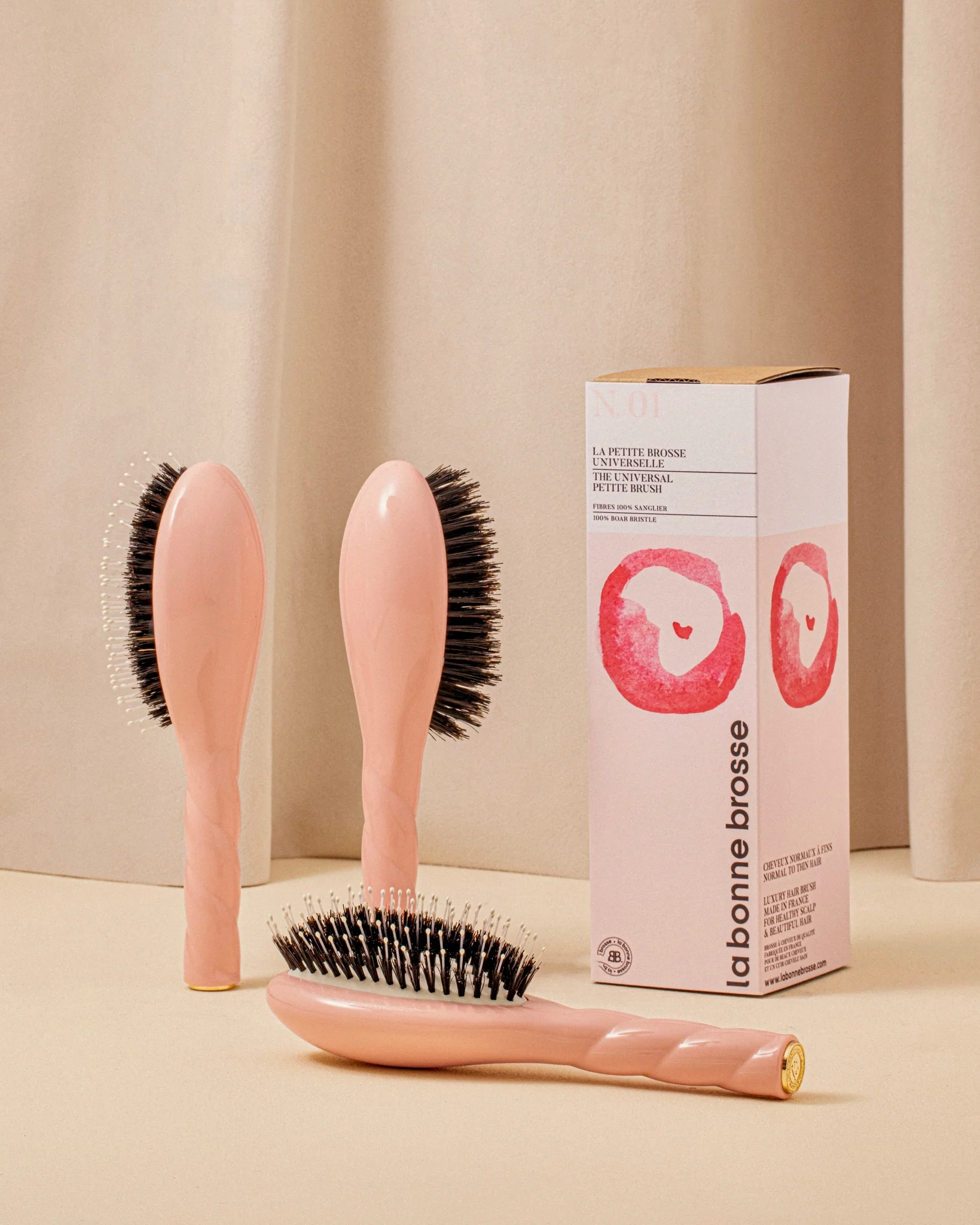 N.07 La Petite Brosse Démêlante & Stimulante L'Intense Rose Poudré - Image 6