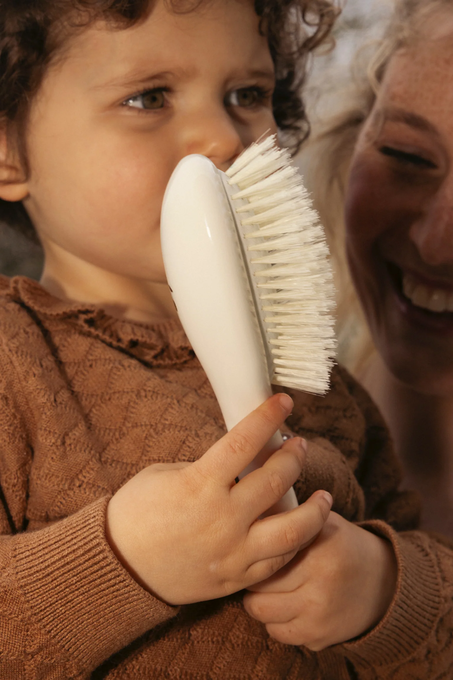 Bonpoint x La Bonne Brosse N.06 La Brosse Bébé Blanc Crème et son Pochon Offert - Image 6