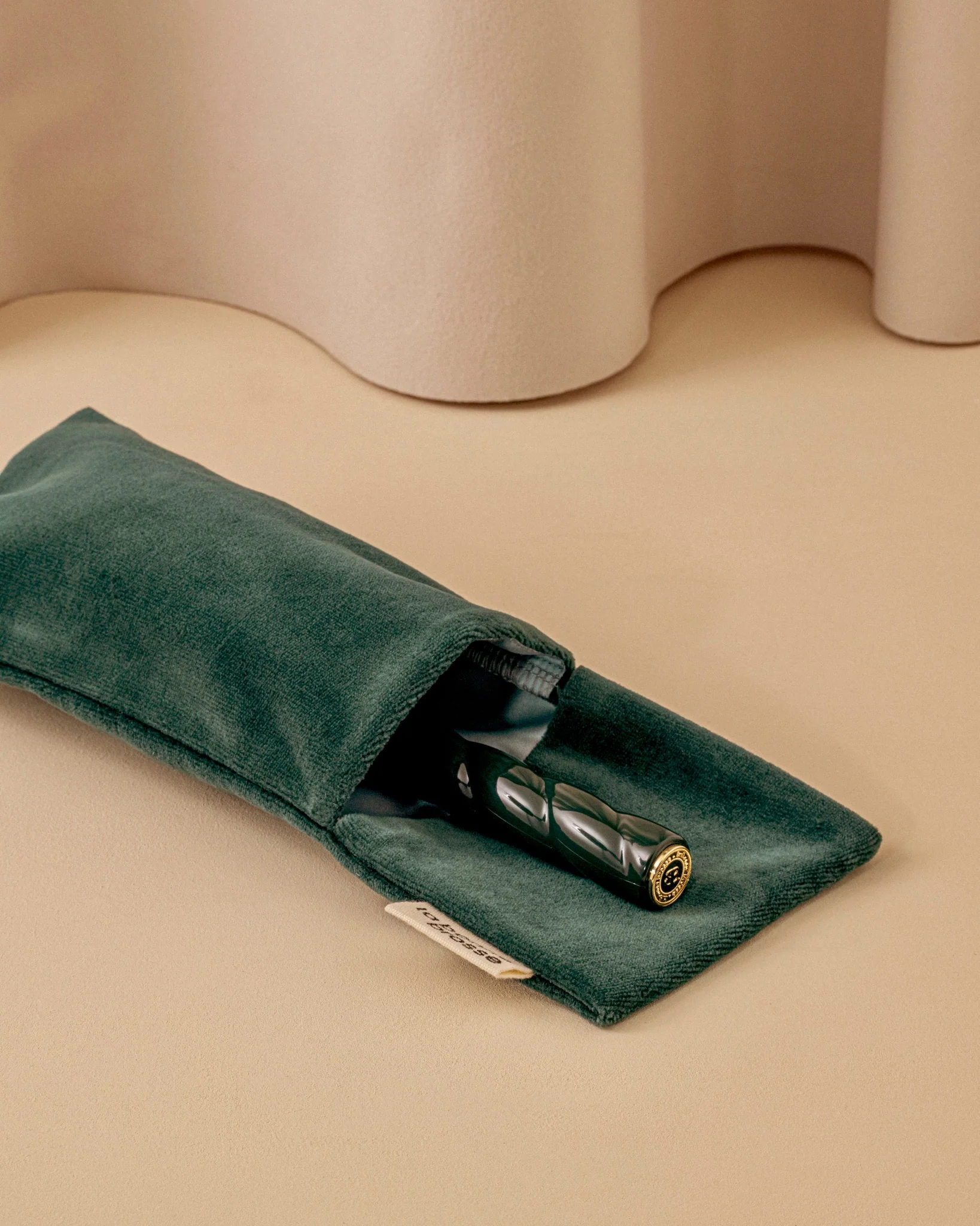 La Pochette "Grande Brosse" Vert Émeraude - Image 4