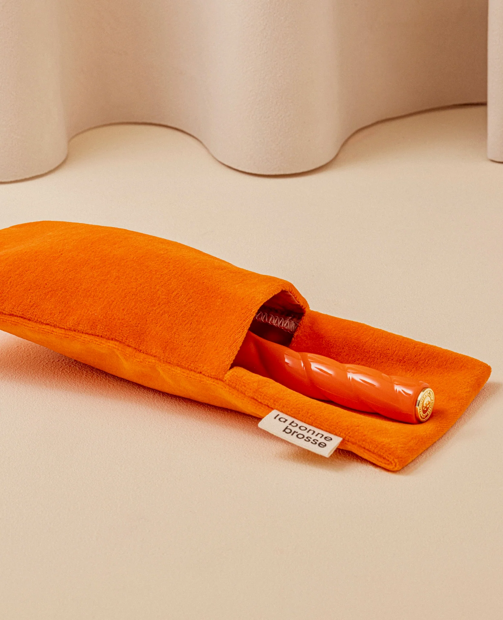 La Pochette "Grande Brosse" Orange Seventies - Image 3