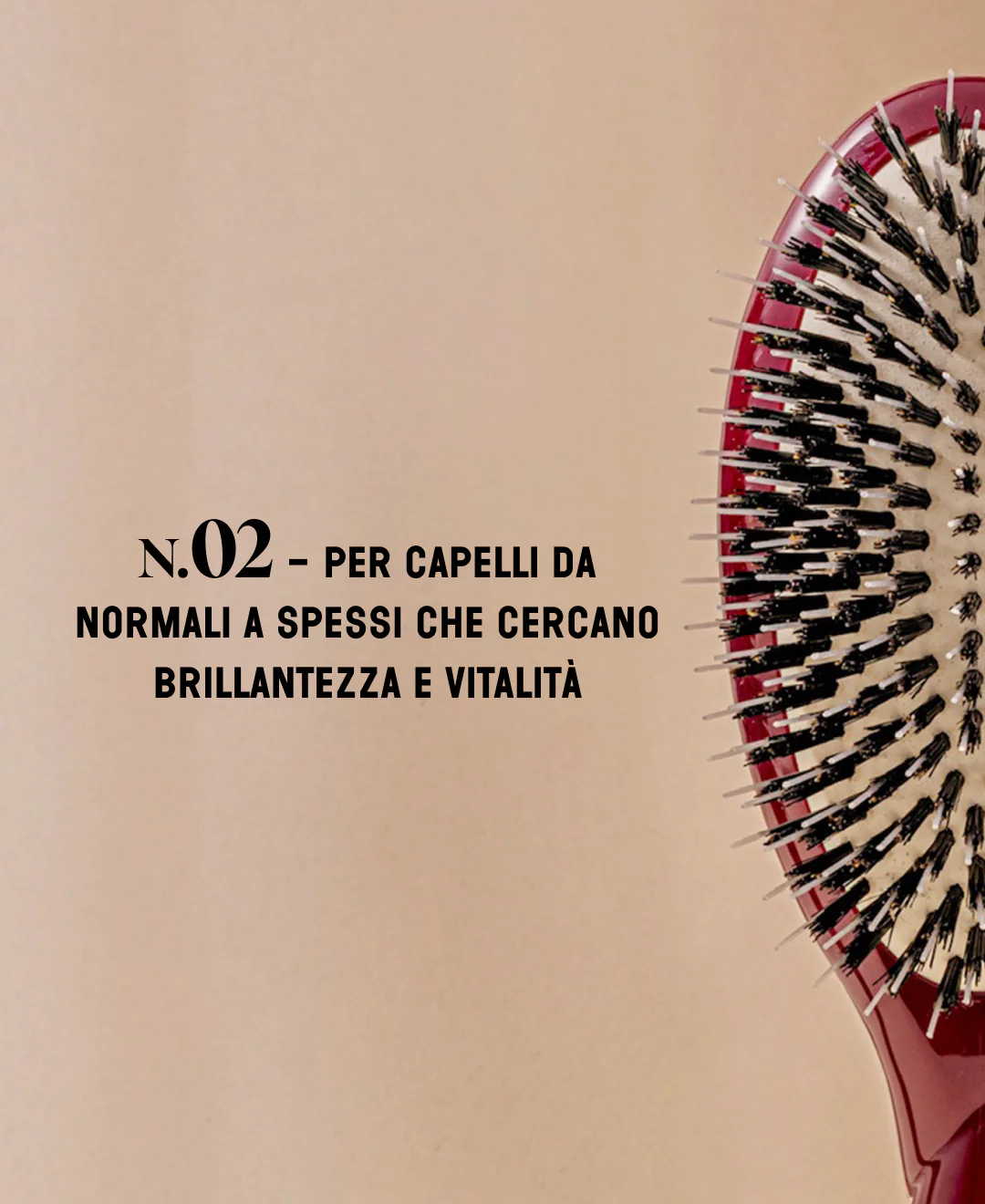 N.02 La Brosse Démêlante & Soin l'Indispensable Rouge Cerise - Image 10