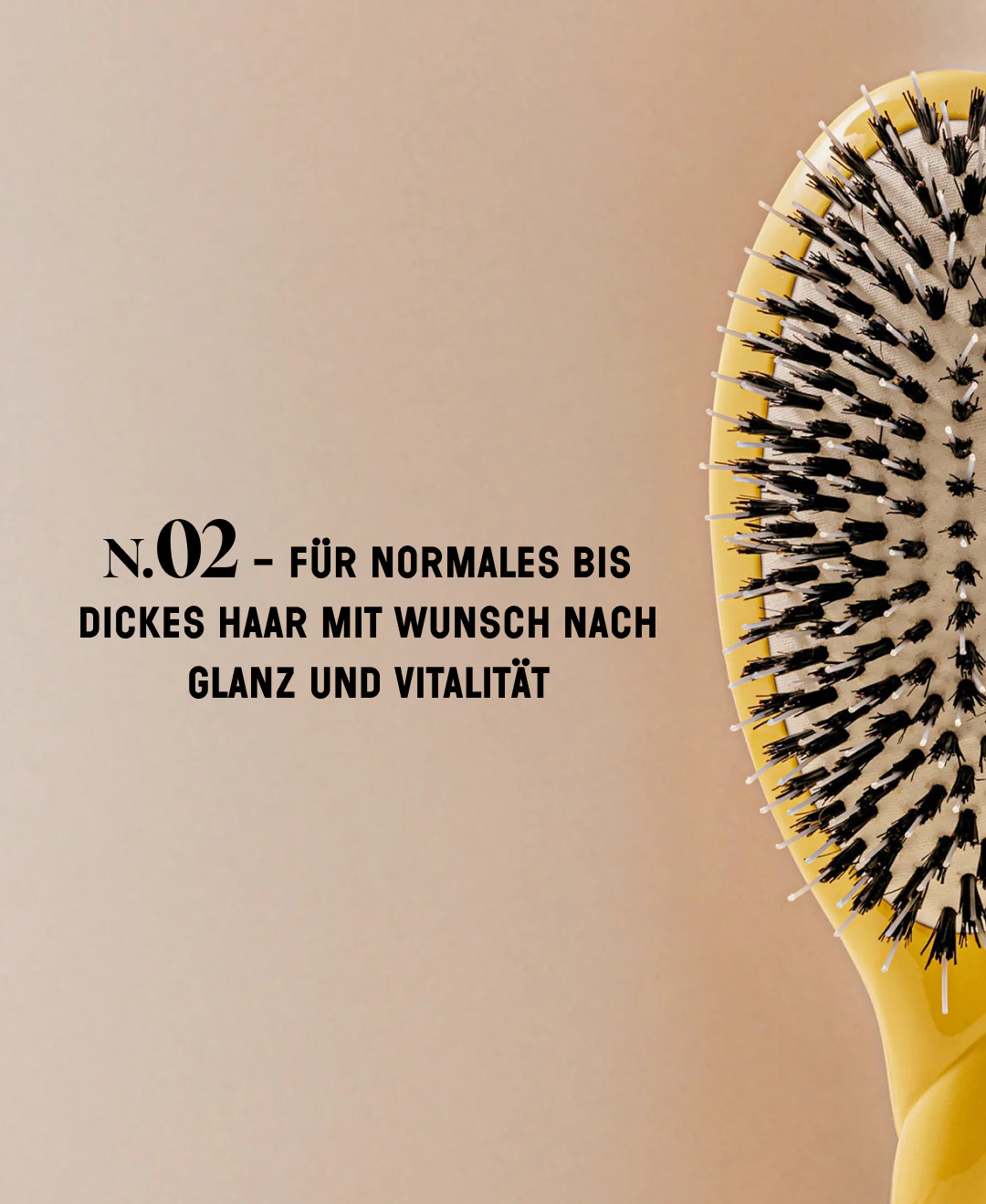 N.02 La Brosse Démêlante & Soin l'Indispensable Jaune Safran - Image 7