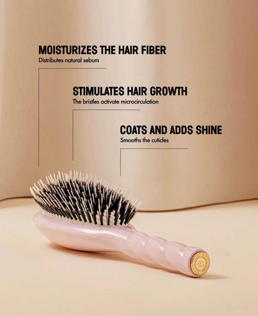 N.02 La Brosse Démêlante & Soin l'Indispensable Rose Lilas - Image 13