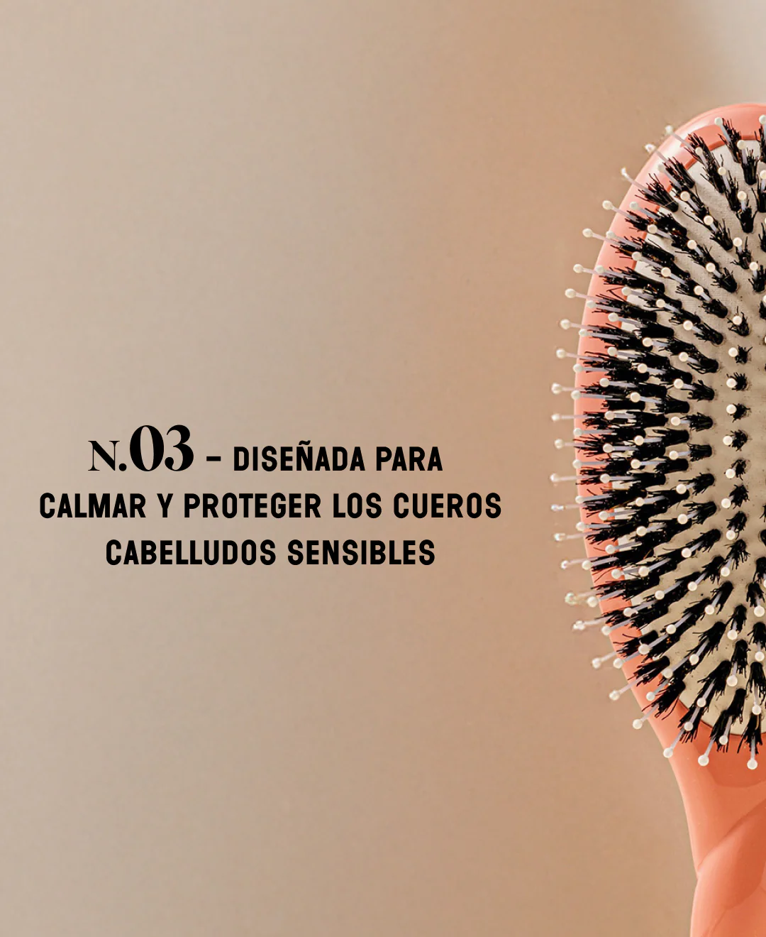 N.03 La Brosse Cuir Chevelu Sensible l'Indispensable Douceur Corail - Image 9