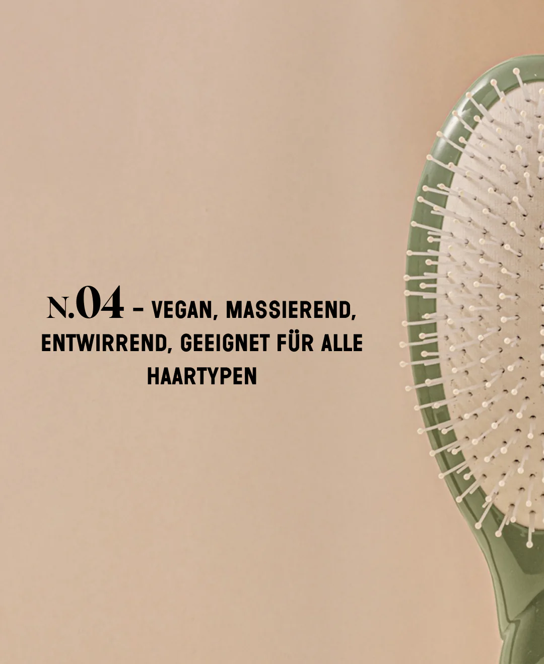 N.04 La Brosse Démêlante & Massante La Miracle Vert Amande - Image 6