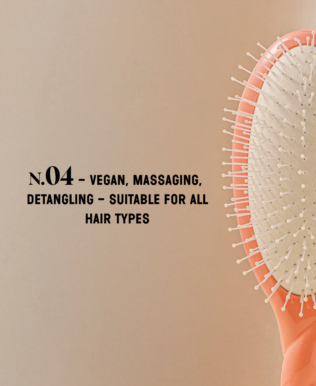 N.04 La Brosse Démêlante & Massante La Miracle Corail - Image 8