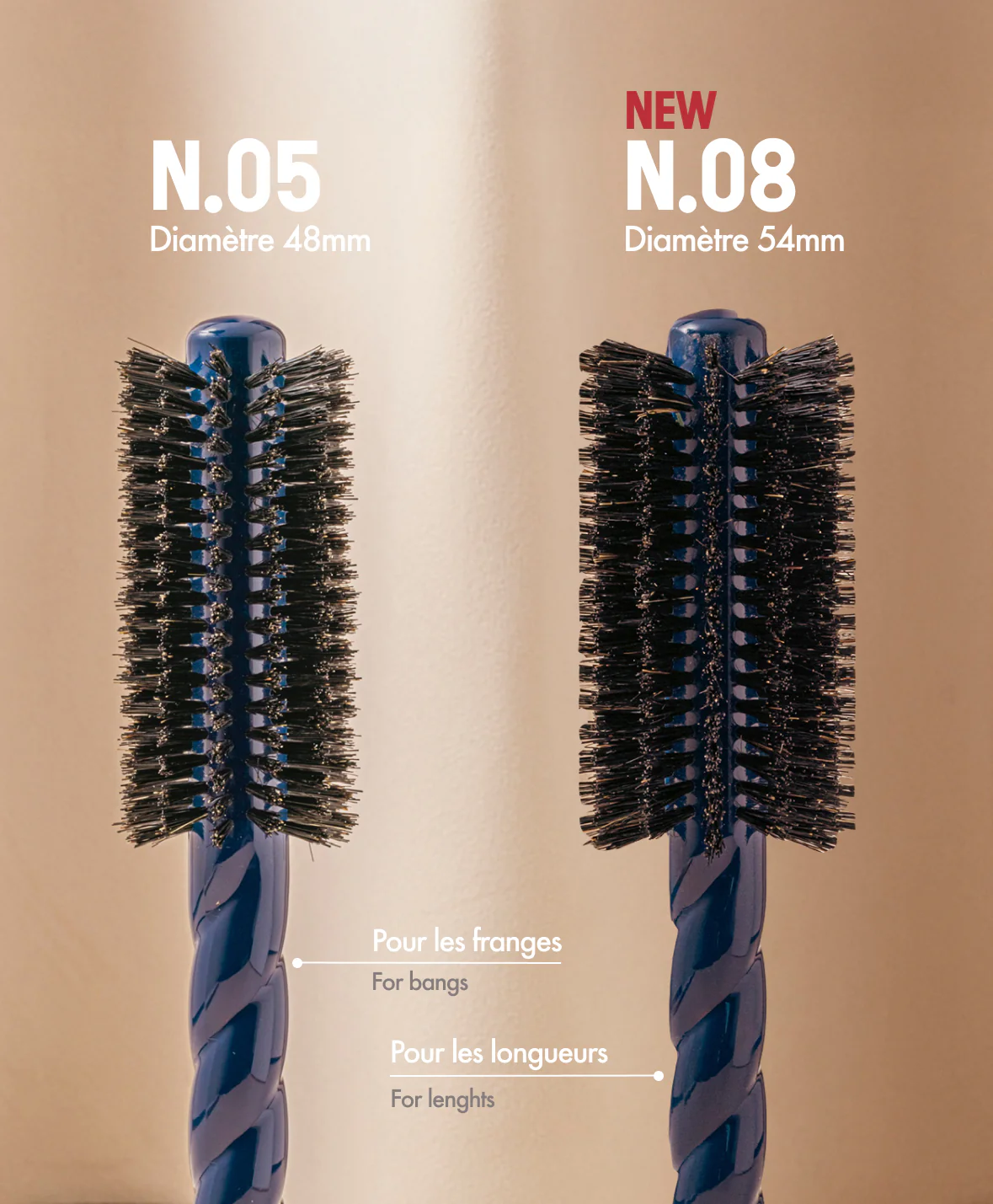 N.05 La Brosse Ronde Brushing Volume & Style Blanc Crème - Image 5