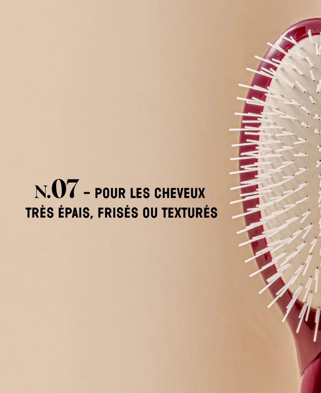 N.07 La Brosse Démêlante & Stimulante l'Intense Rouge Cerise - Image 11